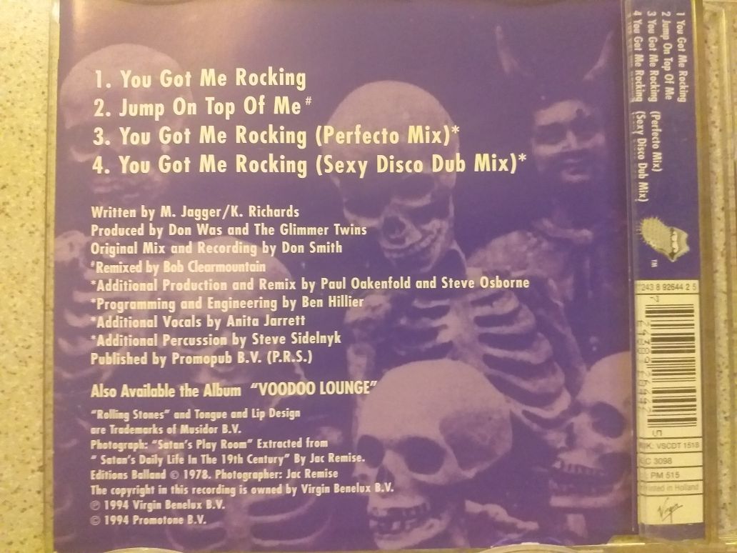 MaxiCD Rolling Stones You Got Me Rocking Virgin 1994