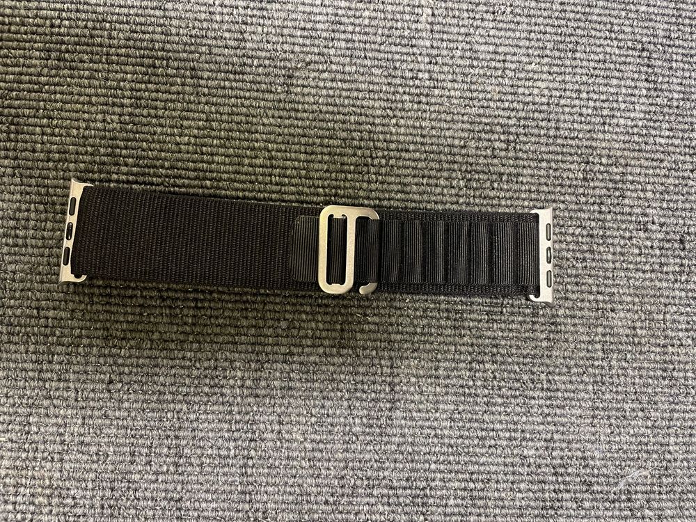 Pasek alpine loop czarny do apple watch 42/44/45/49mm