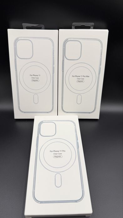 Silikonowe Przezroczyste Etui z Magnesami do iphone’a 11 do 11 Pro Max