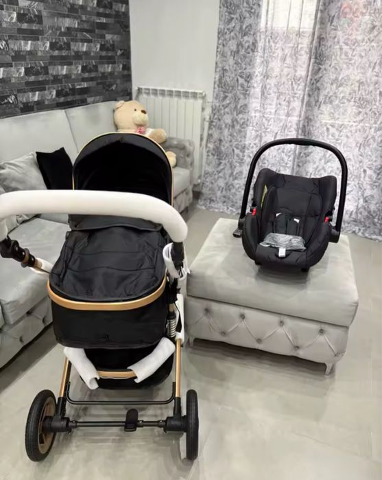 Carrinho de bebé 3 em 1 — NOVO