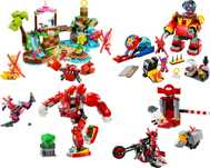 Mix klocków LEGO z 4 zestawów Sonic (BEZ FIGUREK)