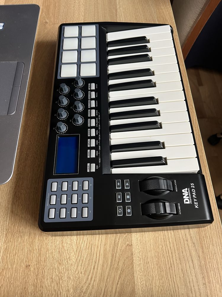 Klawiatura Midi - dwuoktawowa