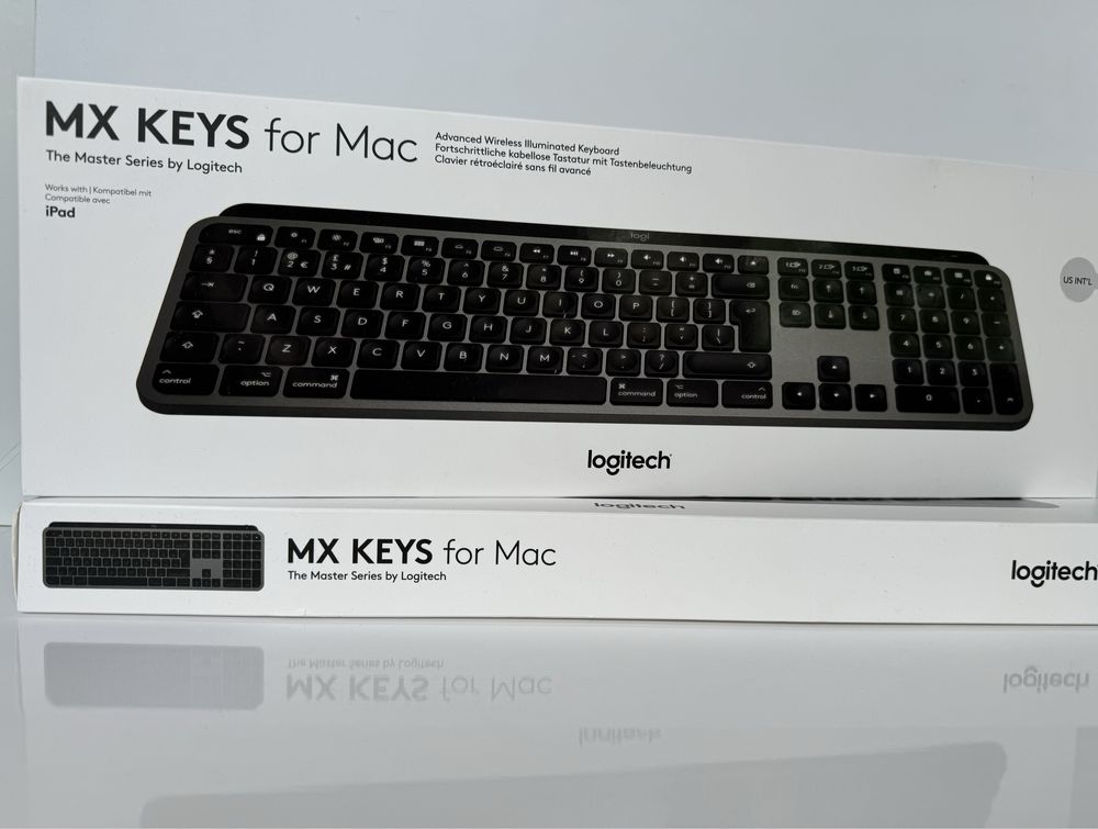 Бездротова клавіатура з підсвіткою Logitech MX Keys для Apple MAC iPad