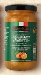 GUSTOBELLO Marmolada z włoskich pomarańczy z Sycylii ze skórką 240g