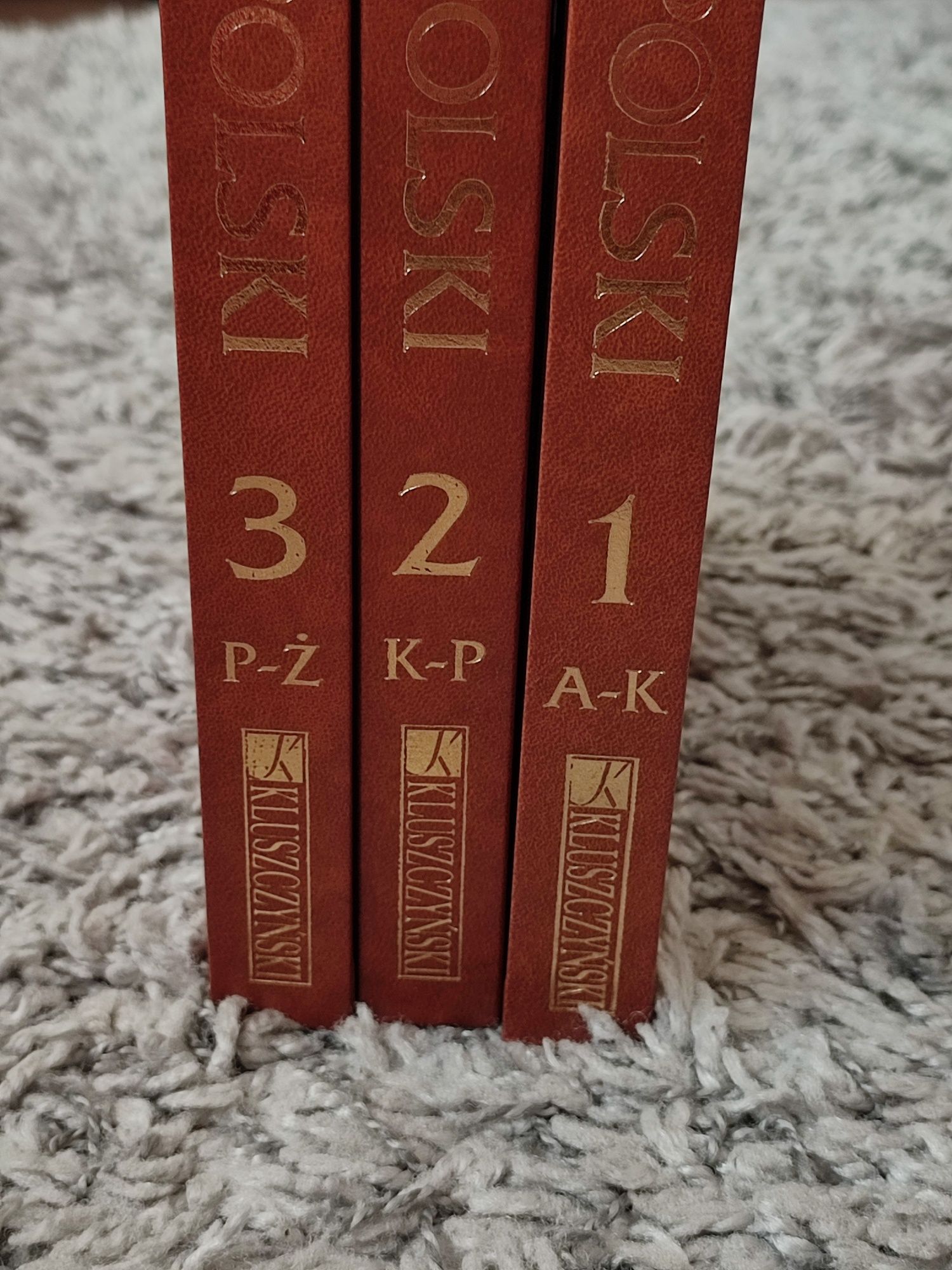Encyklopedia Polski trzy tomy Kluszczyński 1-3