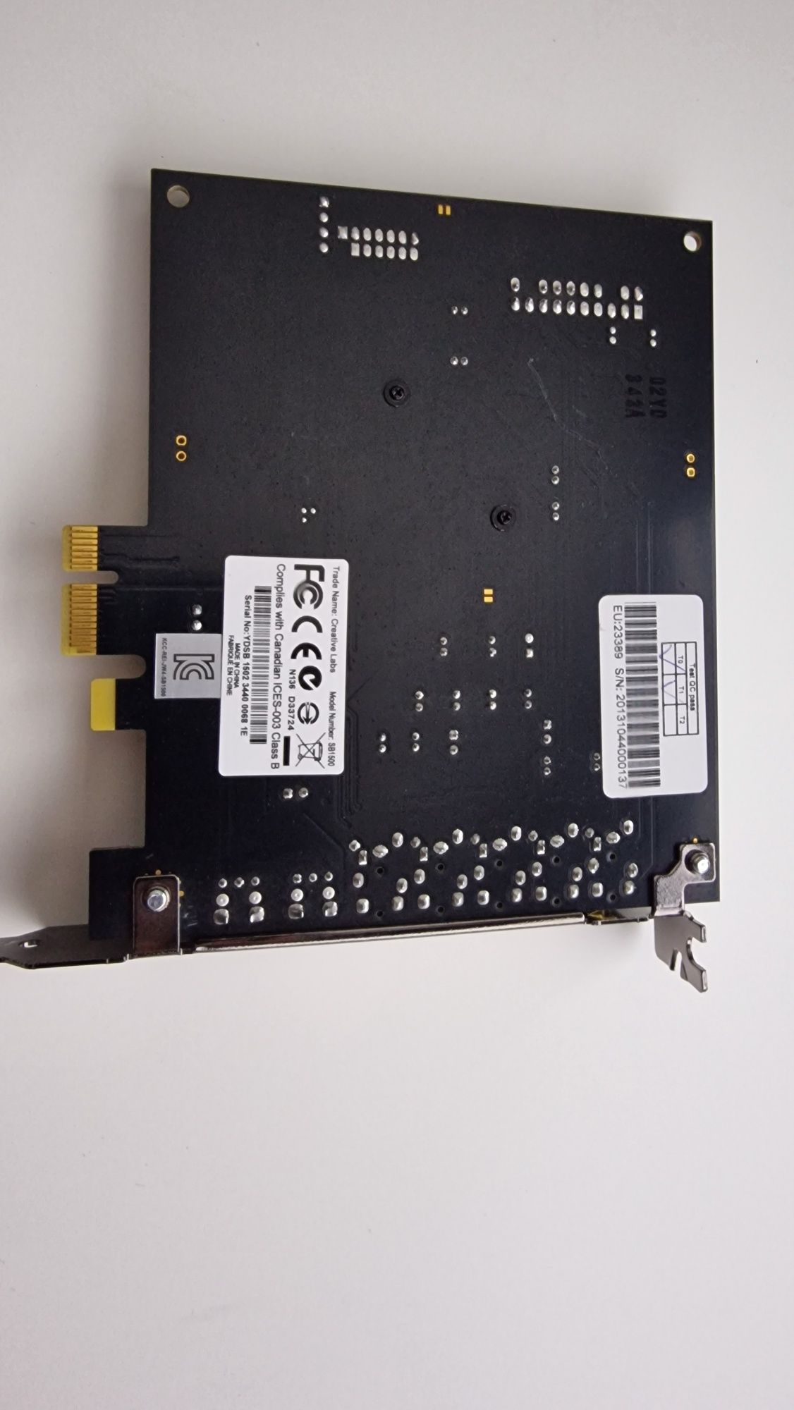 Creative sound blaster SoundCore 3D PCIe x1