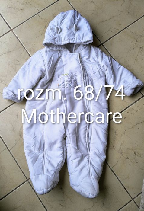 Kombinezon zimowy na suwak Mothercare rozm.68/74