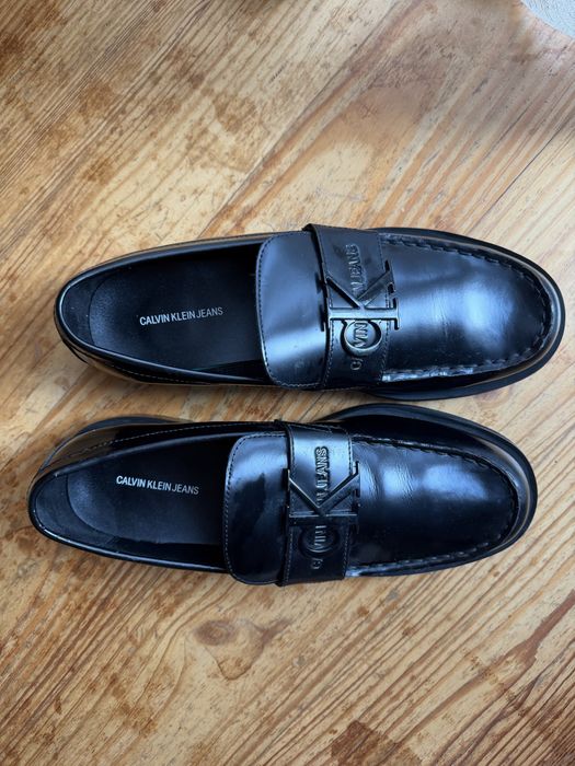 Buty męskie CALVIN KLEIN JEANS – skórzane mokasyny