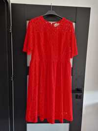 Czerwona sukienka Holly & Whyte by Lindex r. 48