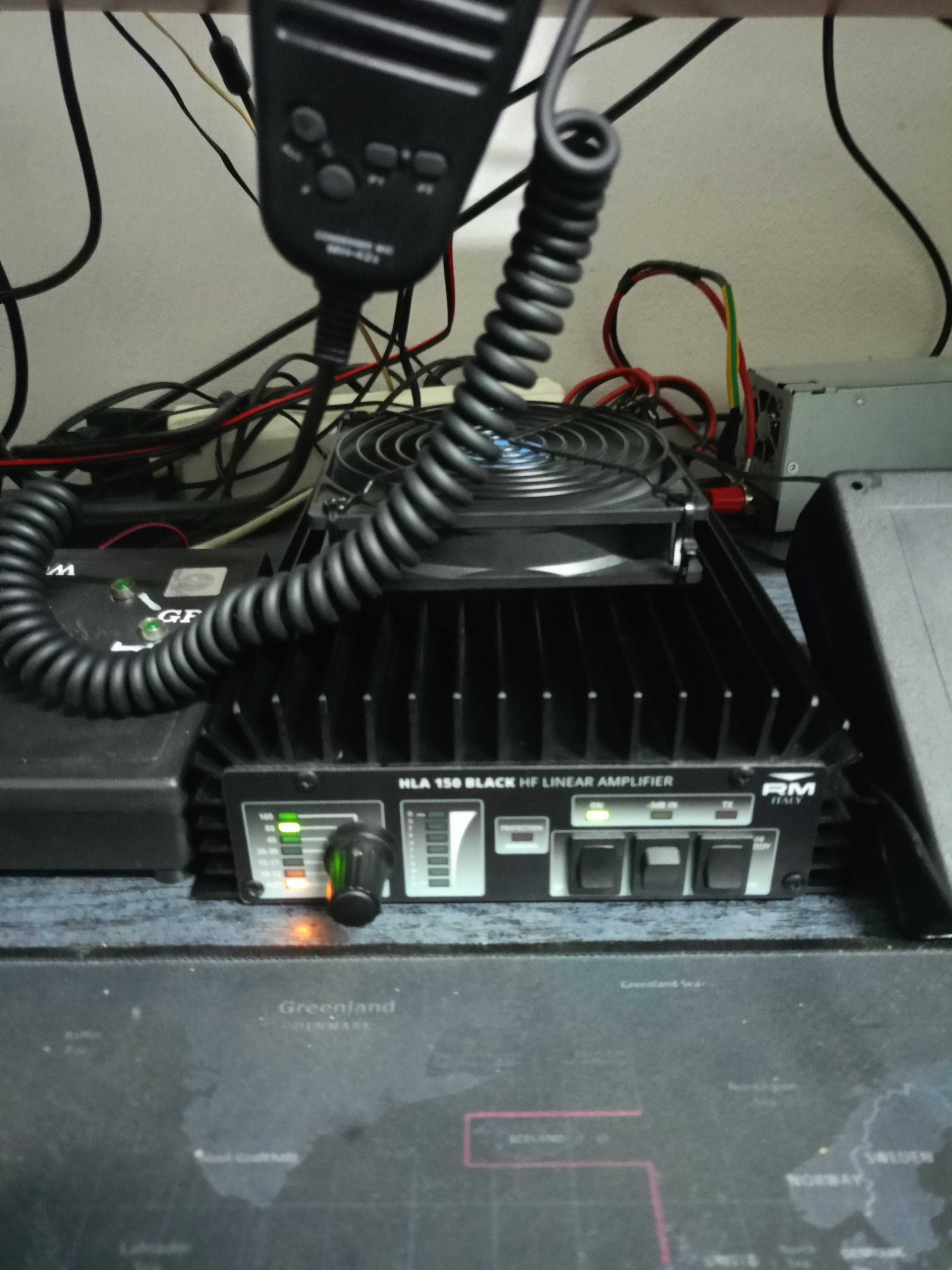 Wzmacniacz KF HLA 150 plus Black , filtry pasmowe, automatyka 150W