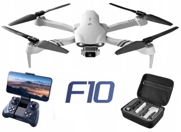 Dron F10 2xkamera zasięg 2000m 25min lotu WiFi zawis akrobacje