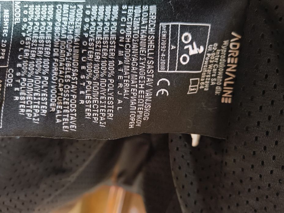 Kurtka motocyklowa ADRENALINE MECHTECH 2.0 PEE