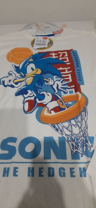 Sonic camisola manga comprida