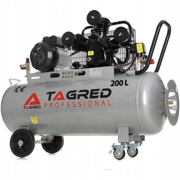 Kompresor sprężarka 200L 3V 230V Separator TA326B