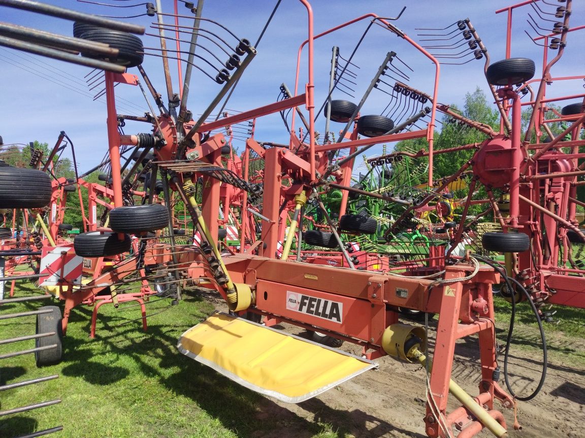 Zgrabiarka Fella TS 670,671 .Tandem,zmienia szerokość.Kuhn,Krone,claas