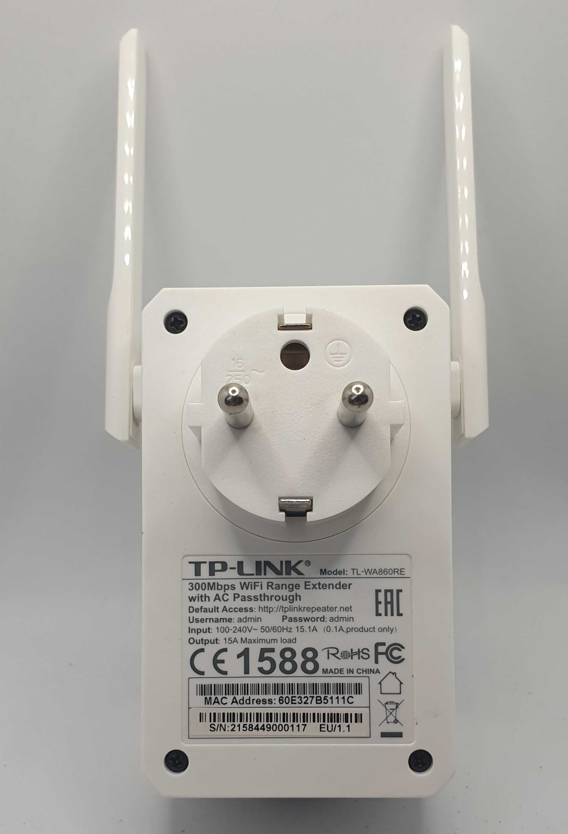 Wzmacniacz sygnału sieci repeater TP-LINK WA860RE -poleasingowy #IN-20