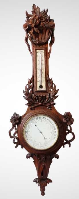 *74см*Барометр PHNB(Pertuis, Hulot & Naudet Barometer) із термометром.