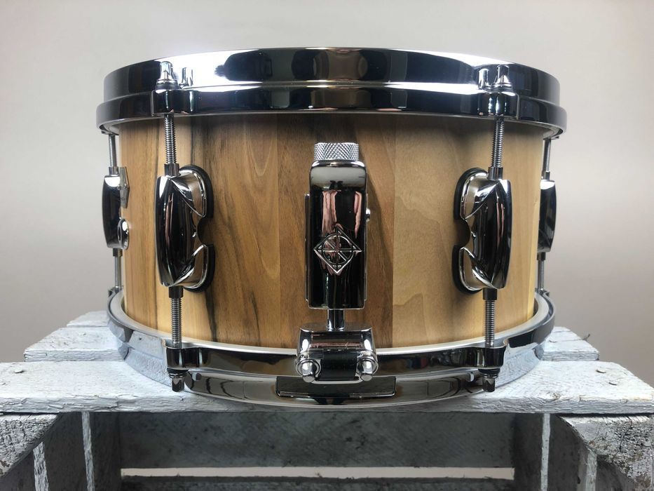 MK-Drums - Custom Stave Snare 12” x 6,5” - Walnut - Werbel Klepkowy