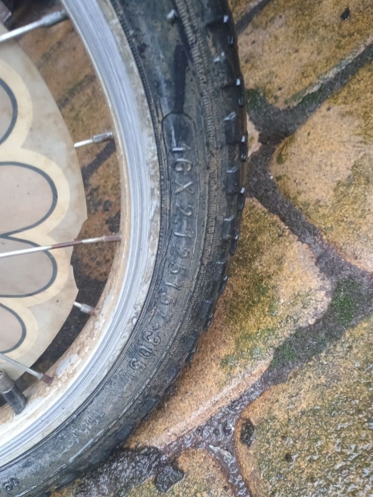 Koło do roweru 16cali tył komplet wraz z błotnikiem