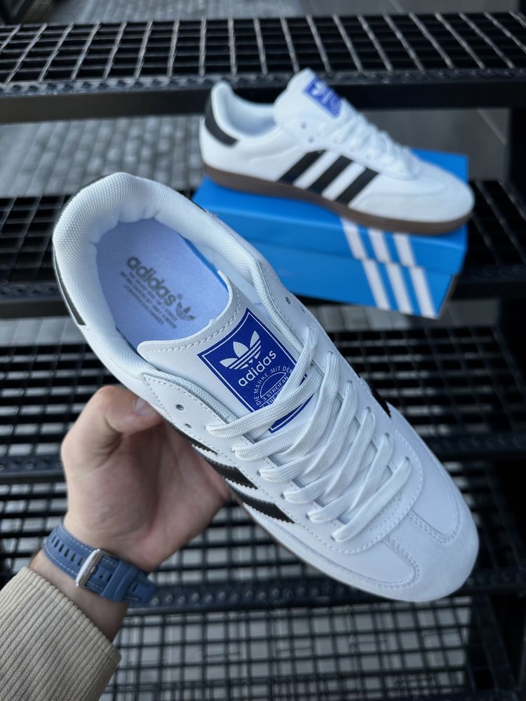 ‼️БЕЗ ПРЕДОПЛАТ‼️41-45 Adidas Samba OG white black | spezial gazelle