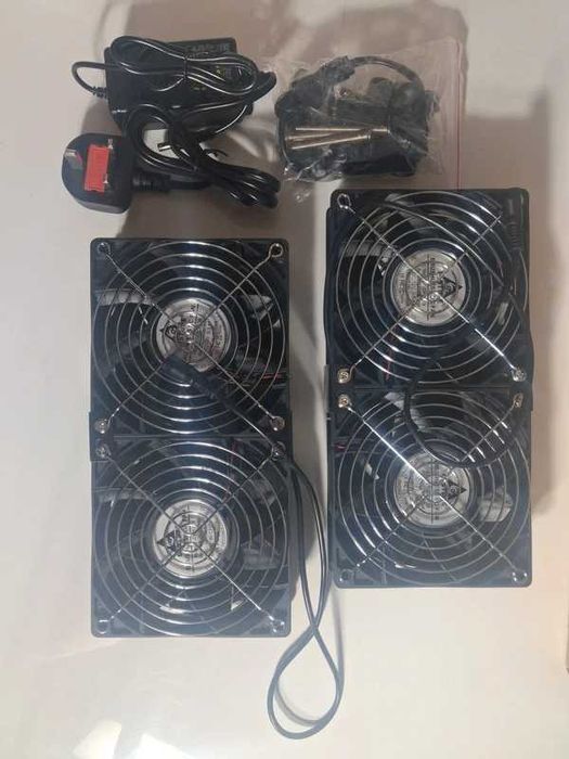 Wentylator chłodzący, wtyczka angielska!