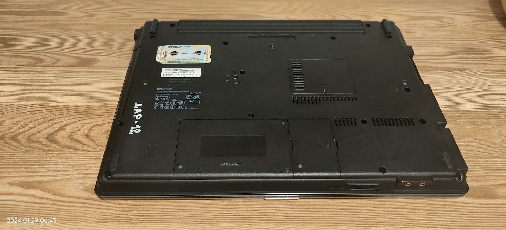 HP compaq 6820s. -  zadbany laptop poleasingowy