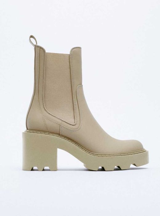 Шкіряні чоботи сапоги, ботінки zara, mango