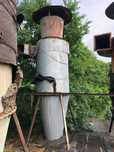cyklon silos separator odpylający trociny regranulat zbiornik odciąg