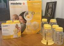 Laktator Medela Swing Flex + dużo akcesoriów gratis