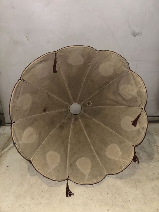 Stary DUŻY Abażur do starej lampy 68 cm