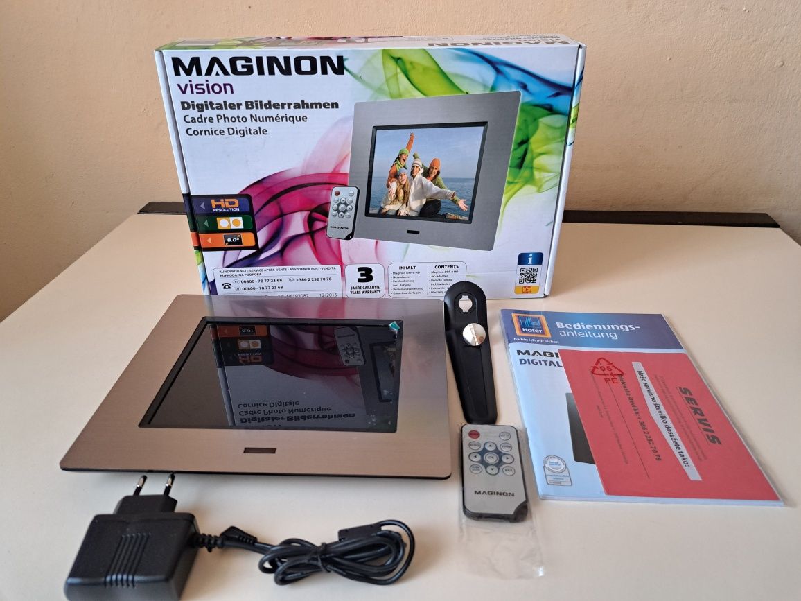 Цифрова фоторамка MAGINON DPF-8 HD.