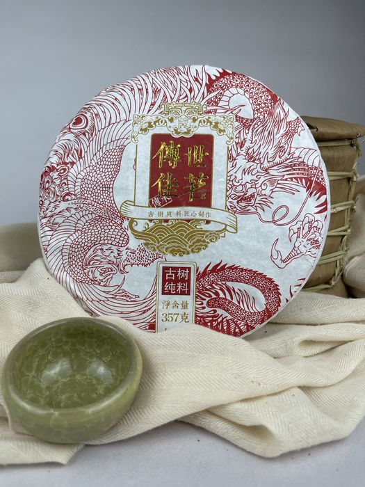 Пуер Шу «Chuan Shi Jia Ming» 357 грам