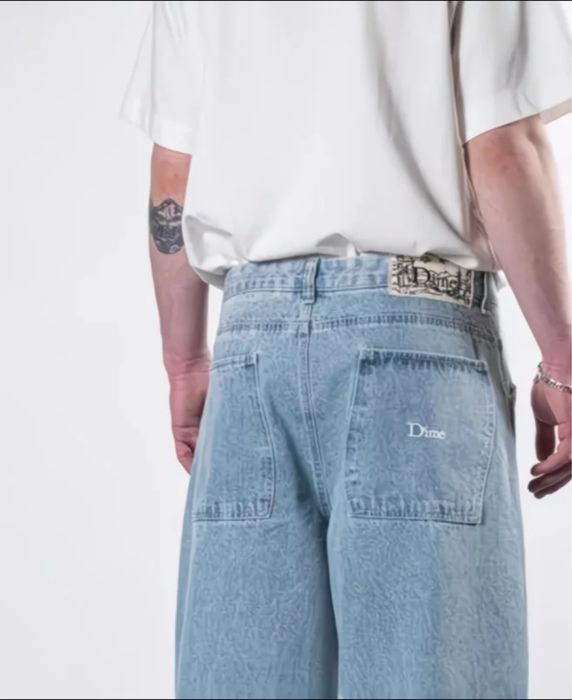 Dime baggy jeans,джинси дайм світло сині.