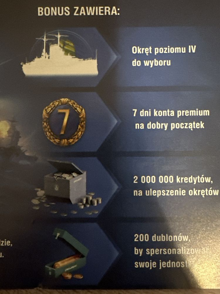 sprzedam voucher warships