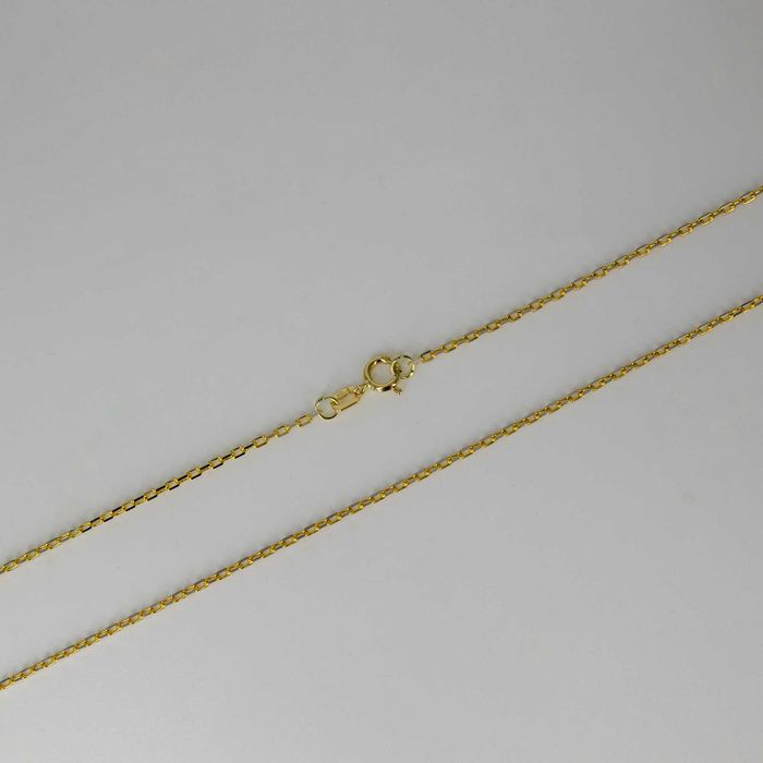 Złoty łańcuszek 585 2,08g 45cm Ankier diamentowany Nowy WYSYŁKA GRATIS