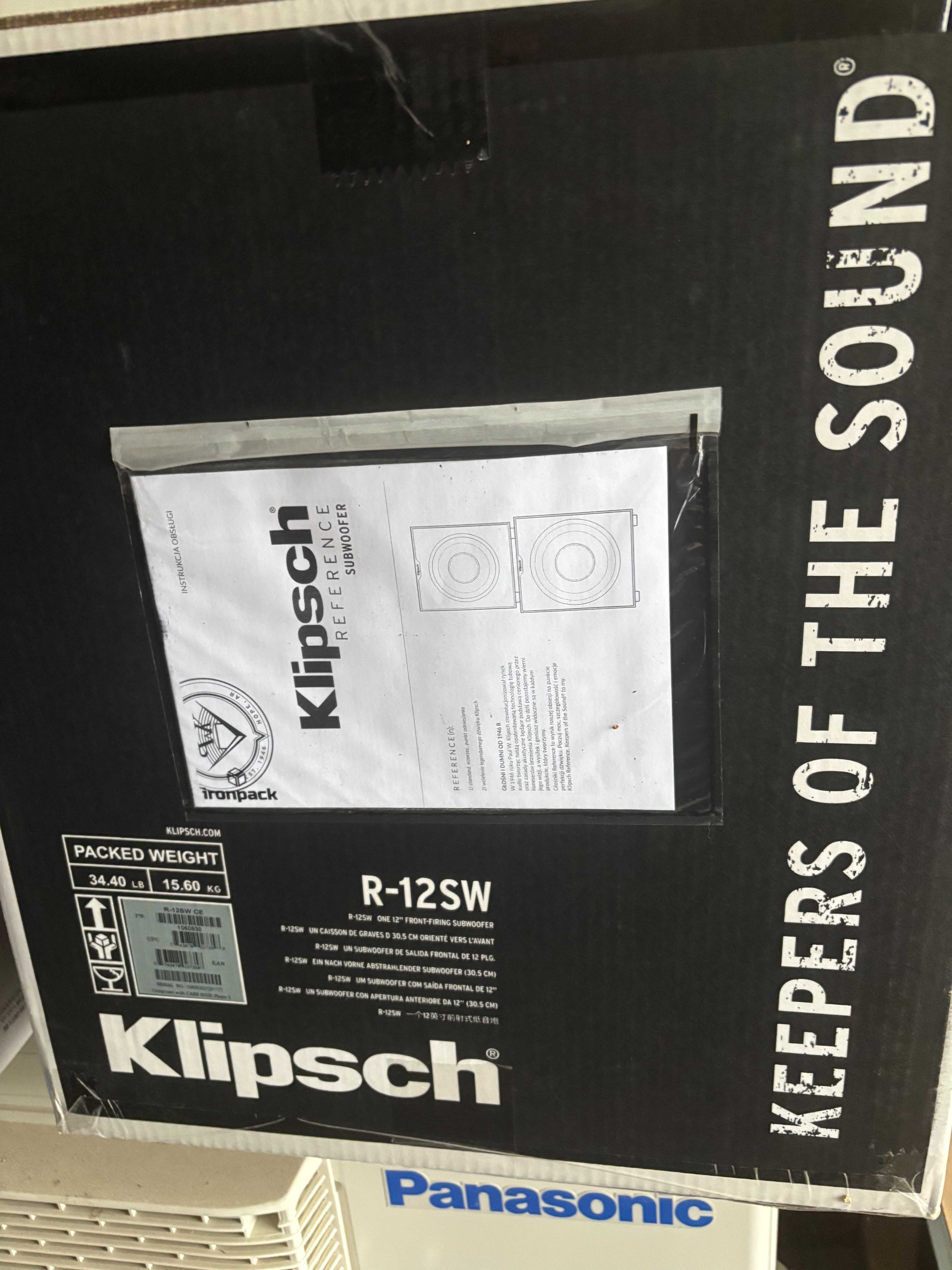 Klipsch SUBWOOFER kina domowego R-12SW 240W 12"