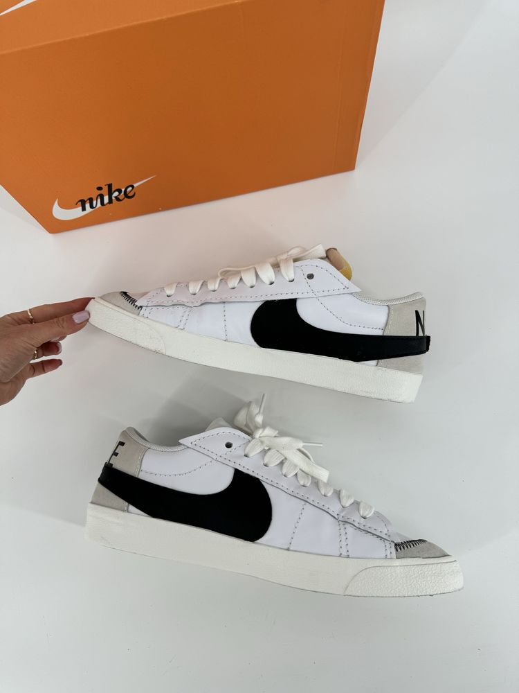 Nike sportswear blazer low jumbo białe sneakersy tenisówki męskie 47,5