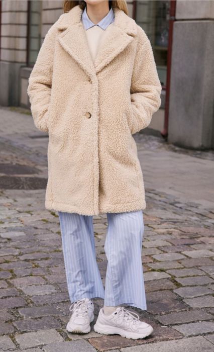 Нове пальто UNIQLO M Pile Lined Fleece Tailored Coat (оригінал)