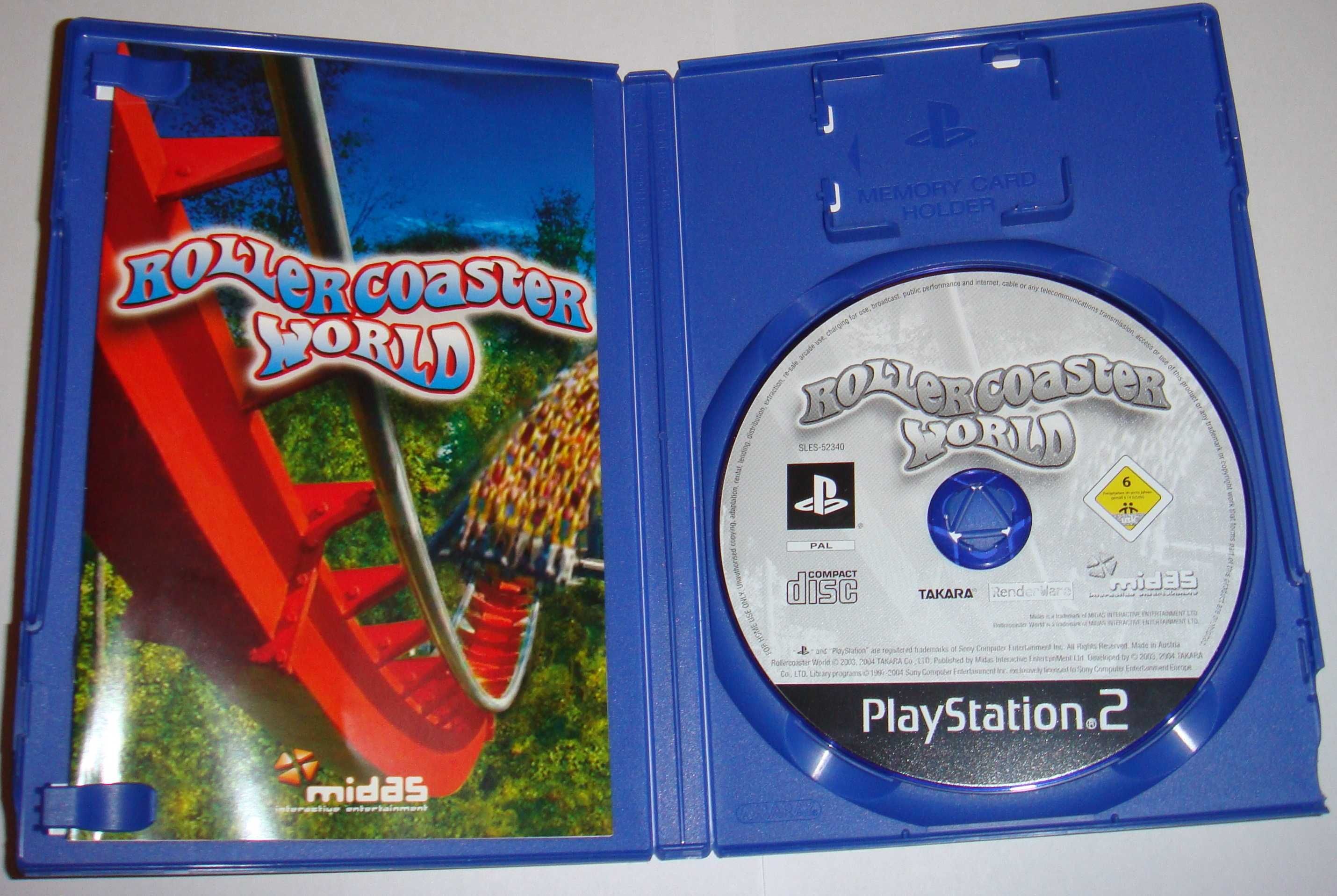 Rollercoaster World + The Sims (playstation 2) ps2