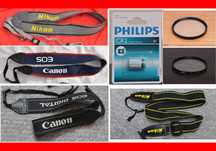 Ремень Оригинал Canon & Nikon/ Батарейки CR2 AJAX / Фильтры UV, CPL