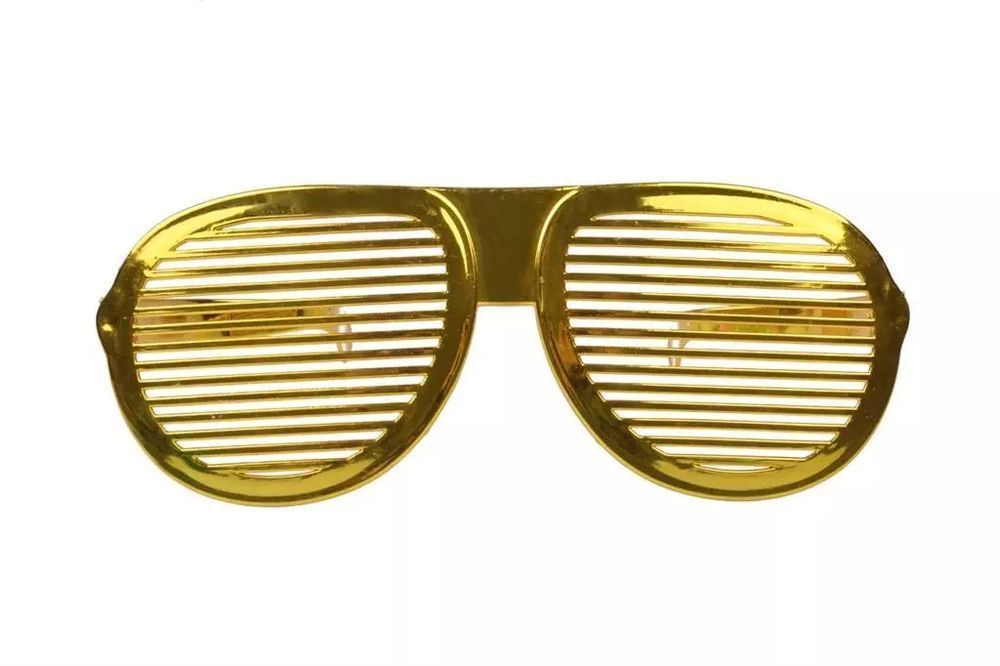 Okulary XXL złote. Arpex