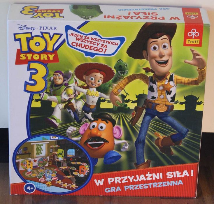 Gra planszowa przestrzenna W PRZYJAŹNI SIŁA TOY STORY 3 TREFL, wiek:4+