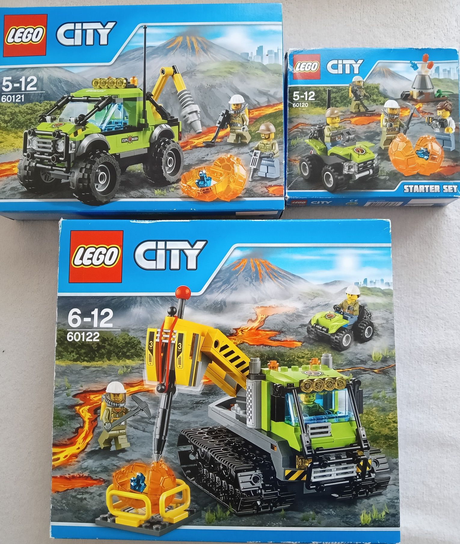 Mega zestaw LEGO 60120, 60121, 60122