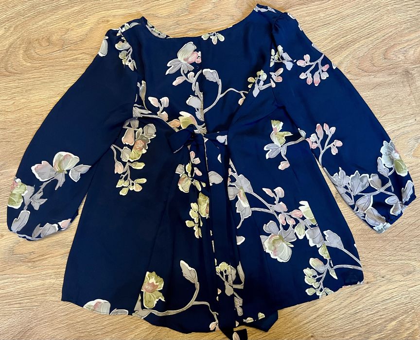 Шифонова блуза кофтинка для вагітних