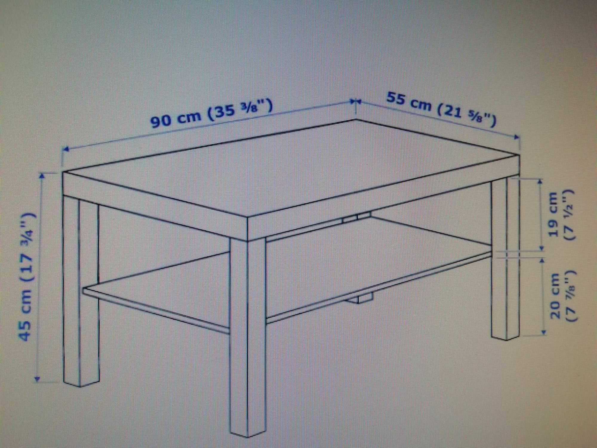 Stół Ikea biały prostokąt