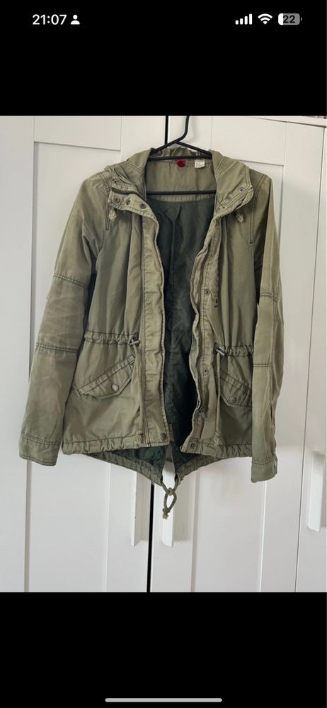 Kurtka wiosenna parka khaki