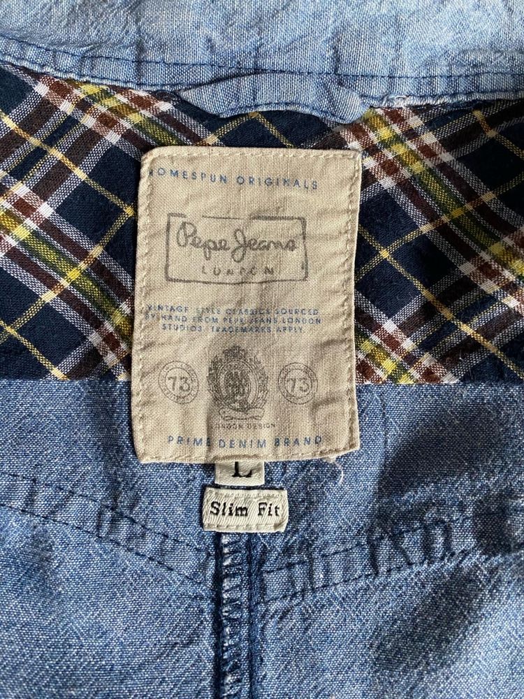 Koszula jeansowa damska niebieska Pepe Jeans jak nowa