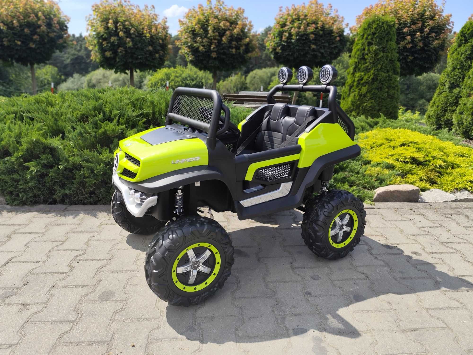 Auto Na Akumulator Mercedes Unimog 4x4 Napęd - Pilot - NOWE