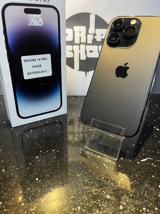 Iphone 14 Pro Czarny 256GB Bateria:85%/Gwarancja/SklepGSM/Lach