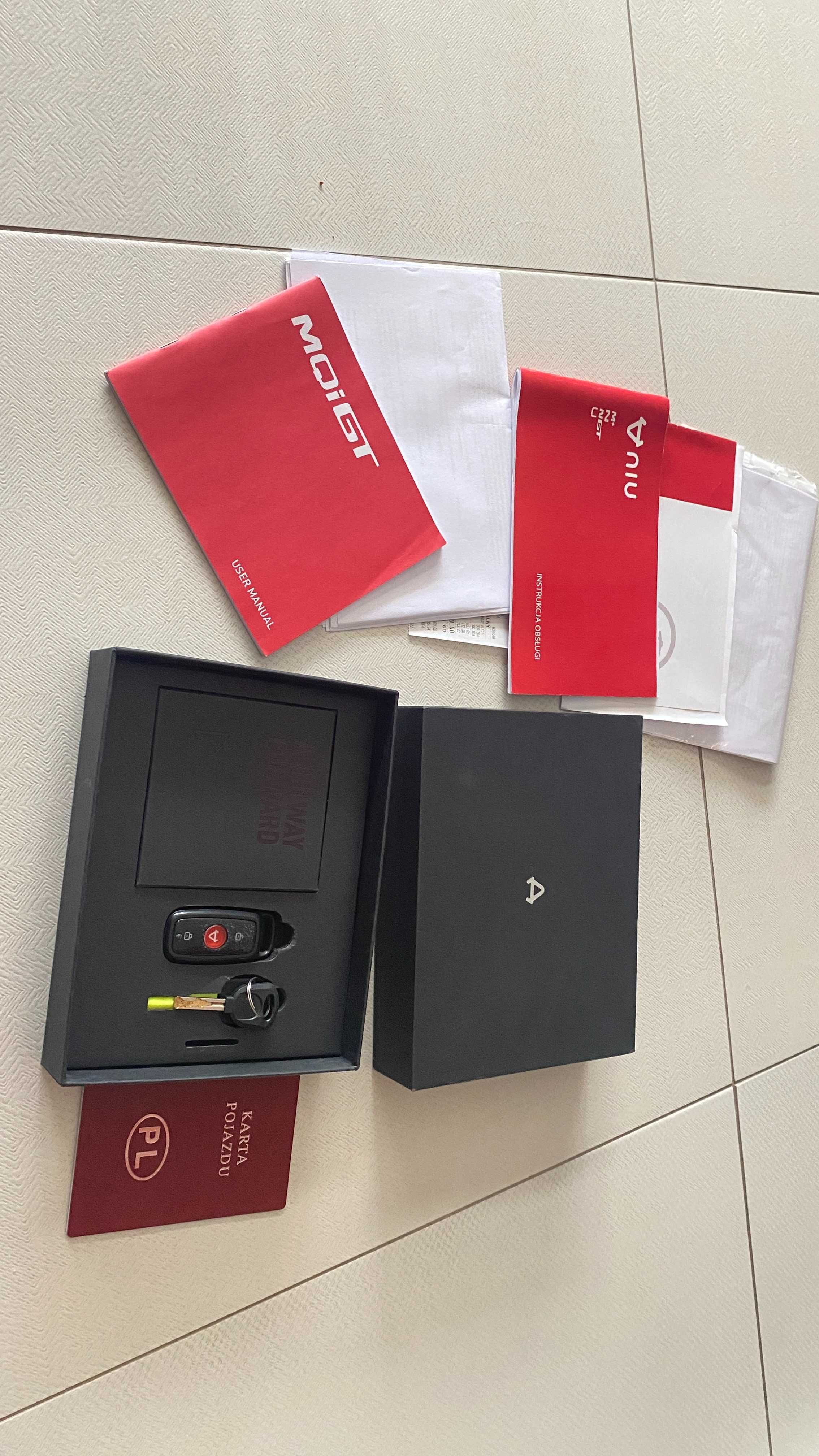 Skuter elektryczny NIU MQi GT 2021r. Na kat. B